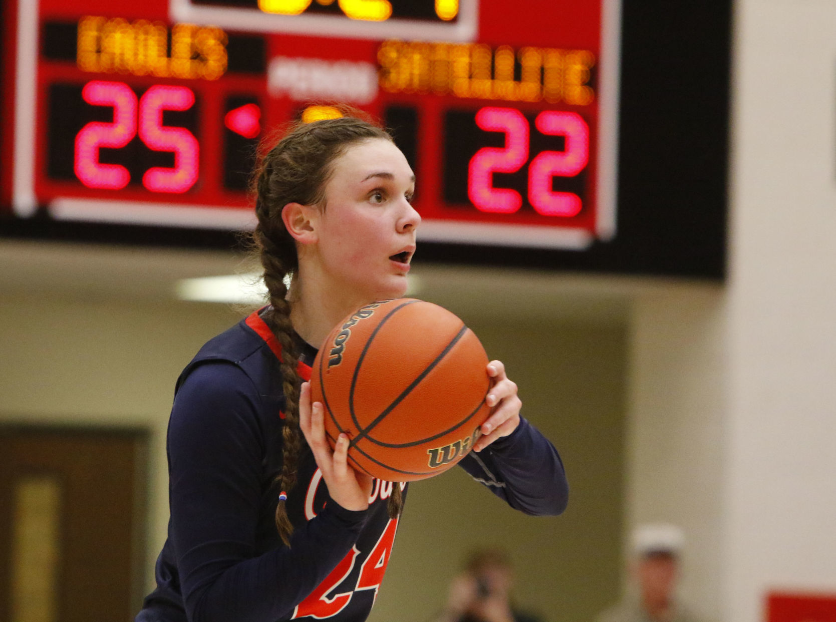 2A girls basketball semistate: South Central vs. Frankton
